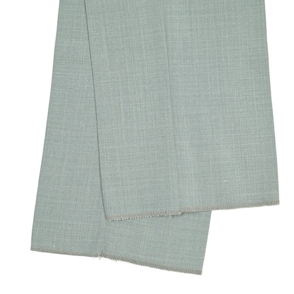 BERWICH “VULCANO 23” シルク混ウール ノータックスラックス グリーン(lt green) 46 | GUARDAROBA MILANO OFFICIAL STORE