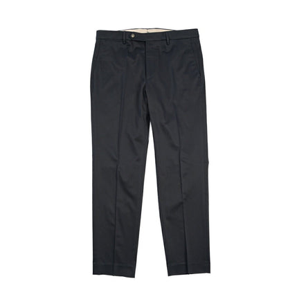 BERWICH “VULCANO 23” ストレッチコットン ノータックチノパンツ ネイビー(navy) 48 | GUARDAROBA MILANO OFFICIAL STORE
