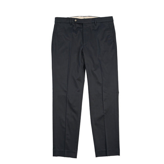 BERWICH “VULCANO 23” ストレッチコットン ノータックチノパンツ ネイビー(navy) 48 | GUARDAROBA MILANO OFFICIAL STORE