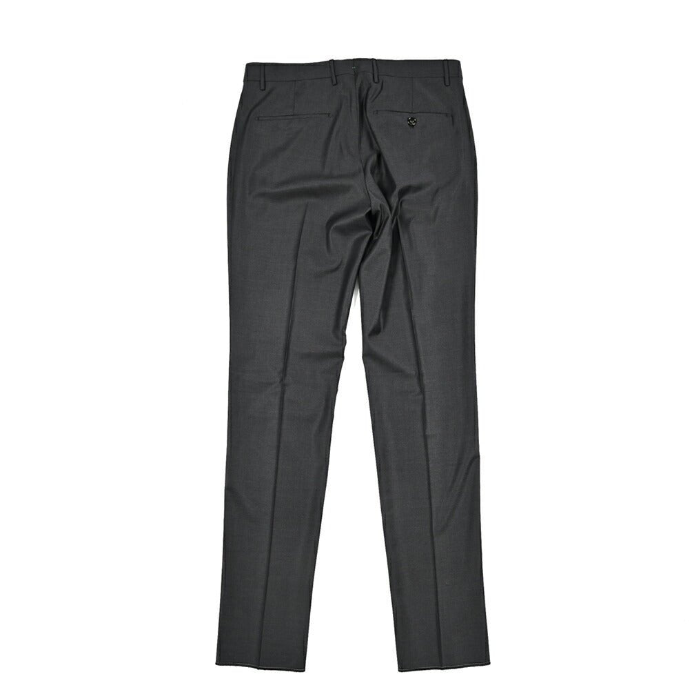 BERWICH “VULCANO” Super 150's ヴァージンウール100% スラックス / Loro Piana製生地 (AUSTRALIS) ダークグレー(smoke) 46 | GUARDAROBA MILANO OFFICIAL STORE