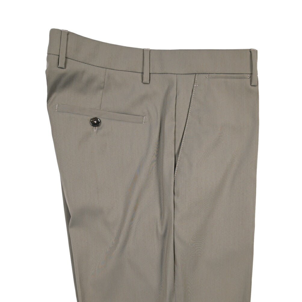BERWICH “VULCANO Z 195” ストレッチウール ノータックスラックス グレージュ(greige) 46 | GUARDAROBA MILANO OFFICIAL STORE