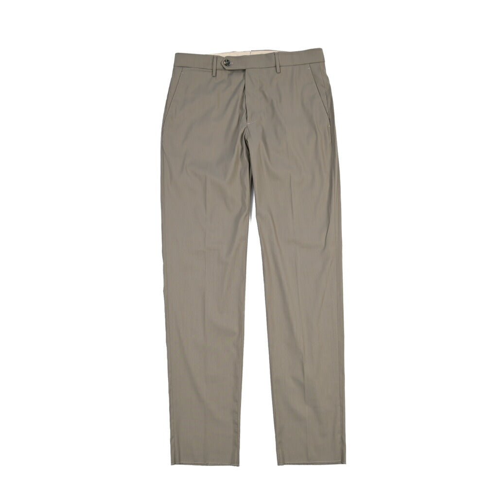 BERWICH “VULCANO Z 195” ストレッチウール ノータックスラックス グレージュ(greige) 46 | GUARDAROBA MILANO OFFICIAL STORE