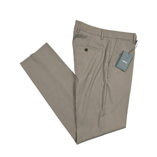BERWICH “VULCANO Z 195” ストレッチウール ノータックスラックス グレージュ(greige) 46 | GUARDAROBA MILANO OFFICIAL STORE