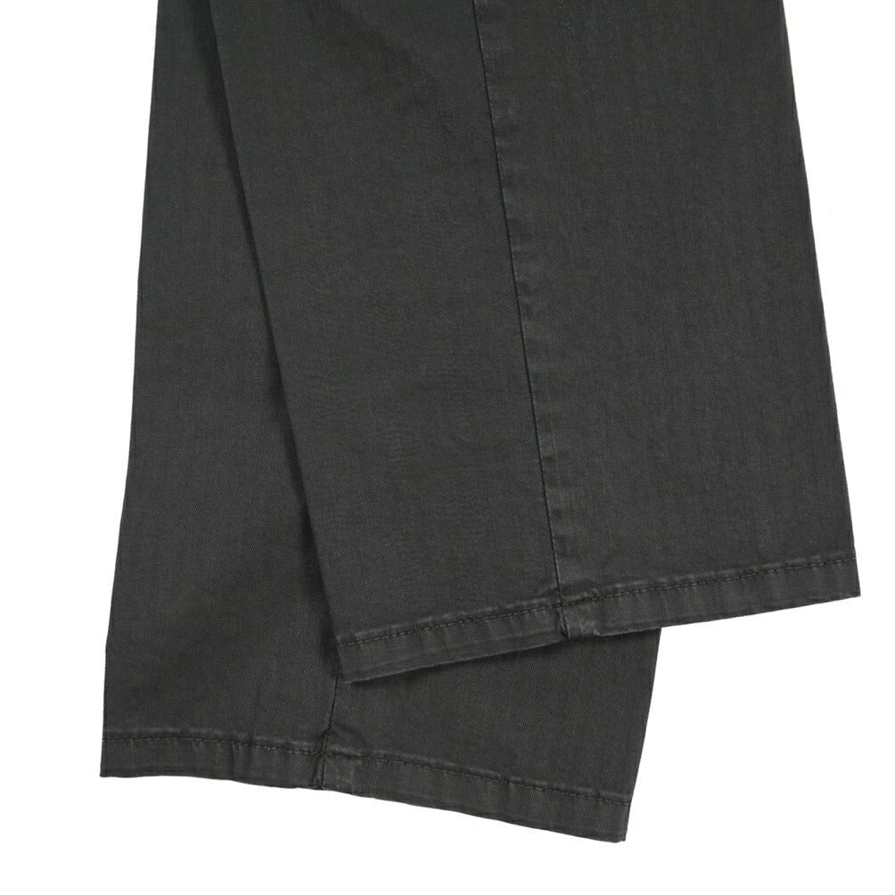 BERWICH “VULCANO Z 195-GD” ストレッチコットン ノータックチノパンツ ブラック(old999) 46 | GUARDAROBA MILANO OFFICIAL STORE
