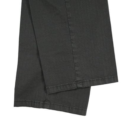 BERWICH “VULCANO Z 195-GD” ストレッチコットン ノータックチノパンツ ブラック(old999) 46 | GUARDAROBA MILANO OFFICIAL STORE