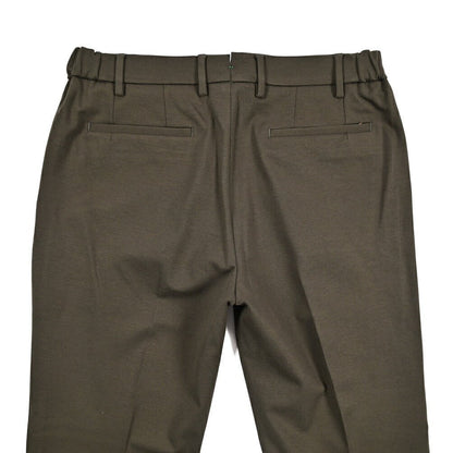 BERWICH “XRETRO” ビスコース混 ワンタックイージースラックス カーキグリーン(army) 46 | GUARDAROBA MILANO OFFICIAL STORE