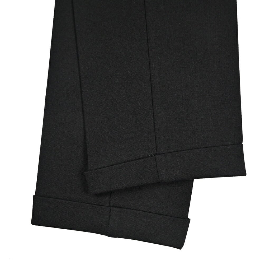 BERWICH “XRETRO” ビスコース混 ワンタックイージースラックス ブラック(black) 46 | GUARDAROBA MILANO OFFICIAL STORE