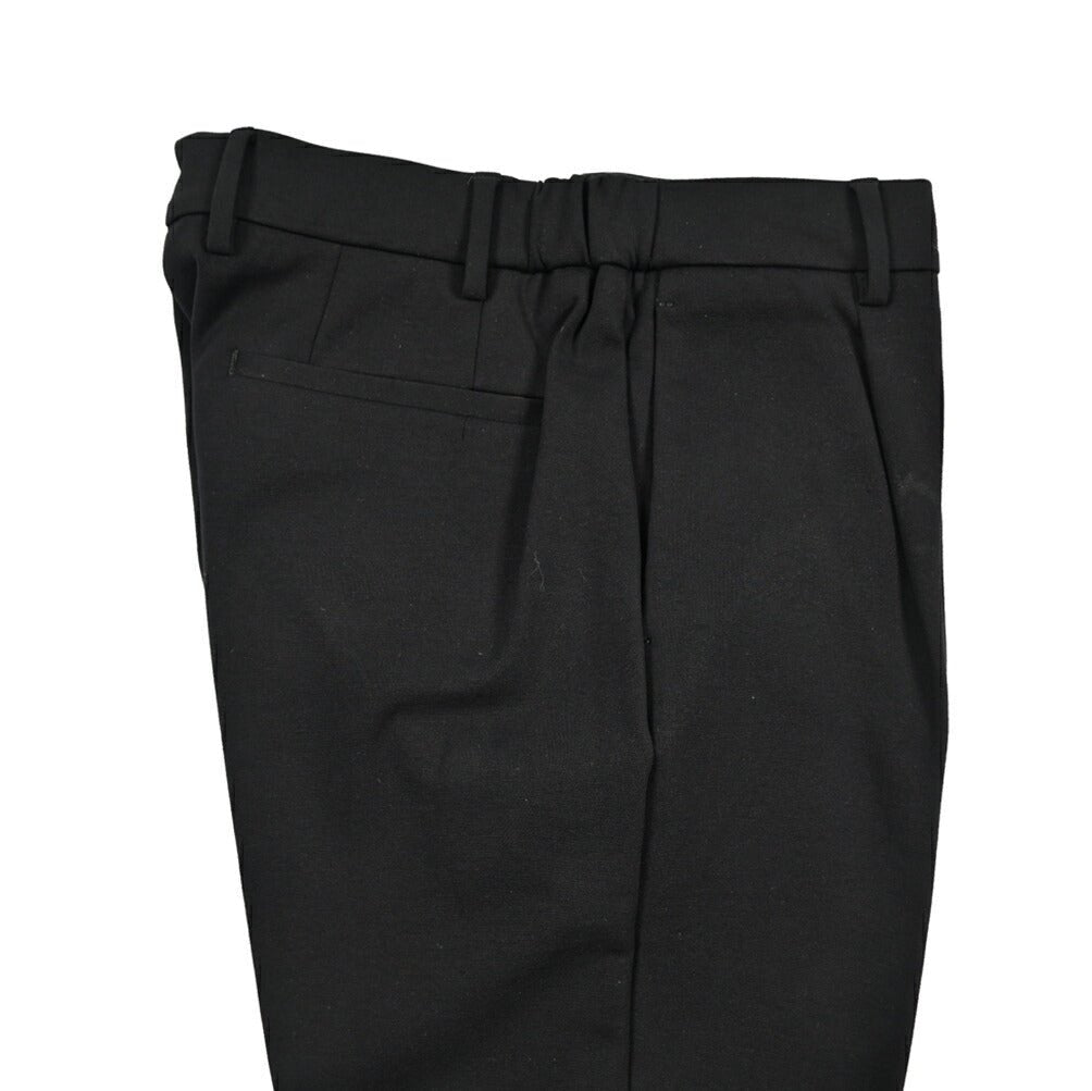 BERWICH “XRETRO” ビスコース混 ワンタックイージースラックス ブラック(black) 46 | GUARDAROBA MILANO OFFICIAL STORE