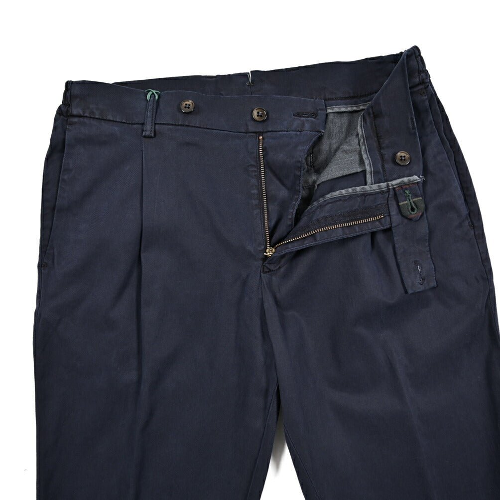 BERWICH "XRETRO - GD" ストレッチコットン ワンタックパンツ (製品染め)｜425443 - 46｜GUARDAROBA MILANO OFFICIAL STORE