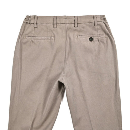 BERWICH "XRETRO - GD" リヨセル混コットン ワンタックイージーパンツ グレージュ(mandorlo4627) 46 | GUARDAROBA MILANO OFFICIAL STORE
