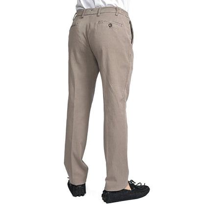 BERWICH "XRETRO - GD" リヨセル混コットン ワンタックイージーパンツ グレージュ(mandorlo4627) 46 | GUARDAROBA MILANO OFFICIAL STORE