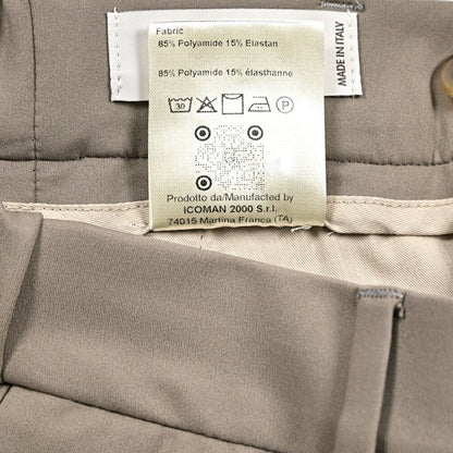 BERWICH "XRETRO LONG" ストレッチナイロン ワンタックイージーパンツ｜433971-46｜GUARDAROBA MILANO OFFICIAL STORE