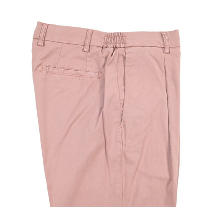 BERWICH “XRETRO LONG-GD” リヨセル混コットン ワンタックパンツ ピンク(rosa474) 50 | GUARDAROBA MILANO OFFICIAL STORE