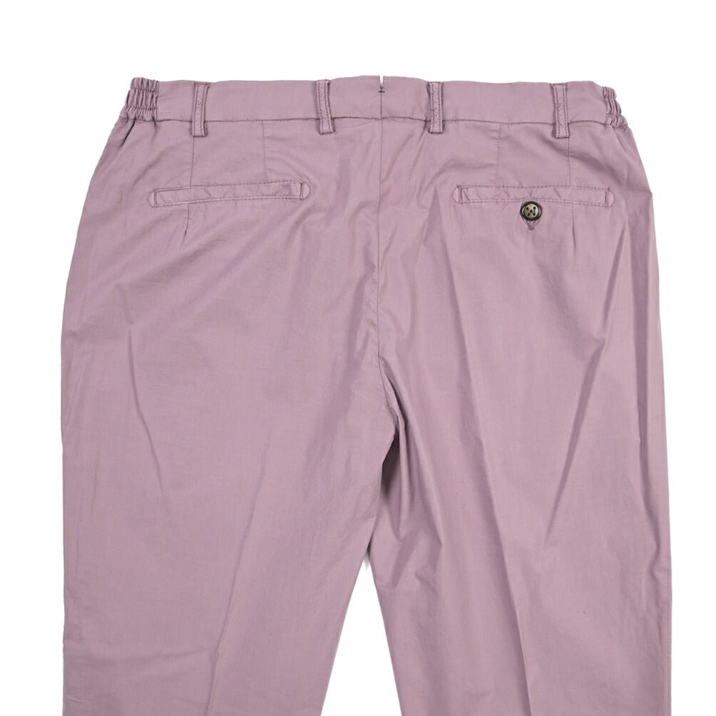 BERWICH “XRETRO LONG-GD” リヨセル混コットン ワンタックパンツ パープル(cipolla502) 52 | GUARDAROBA MILANO OFFICIAL STORE