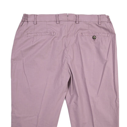 BERWICH “XRETRO LONG-GD” リヨセル混コットン ワンタックパンツ パープル(cipolla502) 52 | GUARDAROBA MILANO OFFICIAL STORE