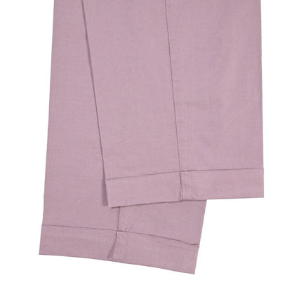 BERWICH “XRETRO LONG-GD” リヨセル混コットン ワンタックパンツ パープル(cipolla502) 52 | GUARDAROBA MILANO OFFICIAL STORE