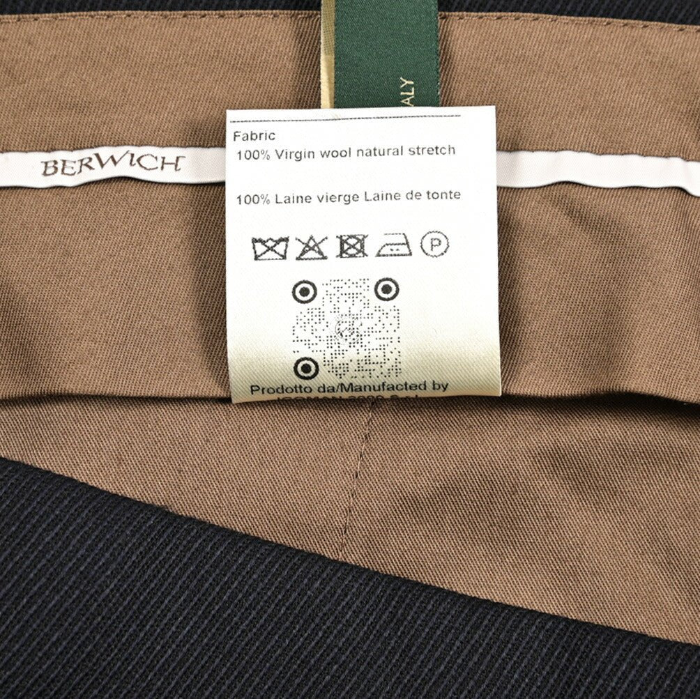 BERWICH "YRETRO" ヴァージンウール100% ノータックスラックス｜433821-46｜GUARDAROBA MILANO OFFICIAL STORE