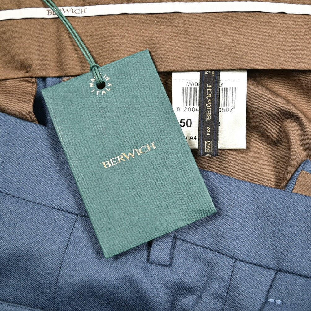BERWICH "YRETRO" ヴァージンウール100% ノータックスラックス｜433986-48｜GUARDAROBA MILANO OFFICIAL STORE