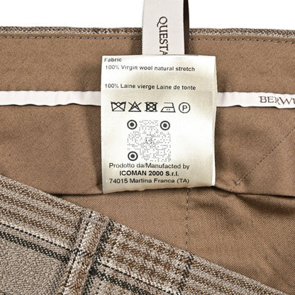 BERWICH “YRETRO” ヴァージンウール100% ノータックスラックス グレージュ(greige) 46 | GUARDAROBA MILANO OFFICIAL STORE