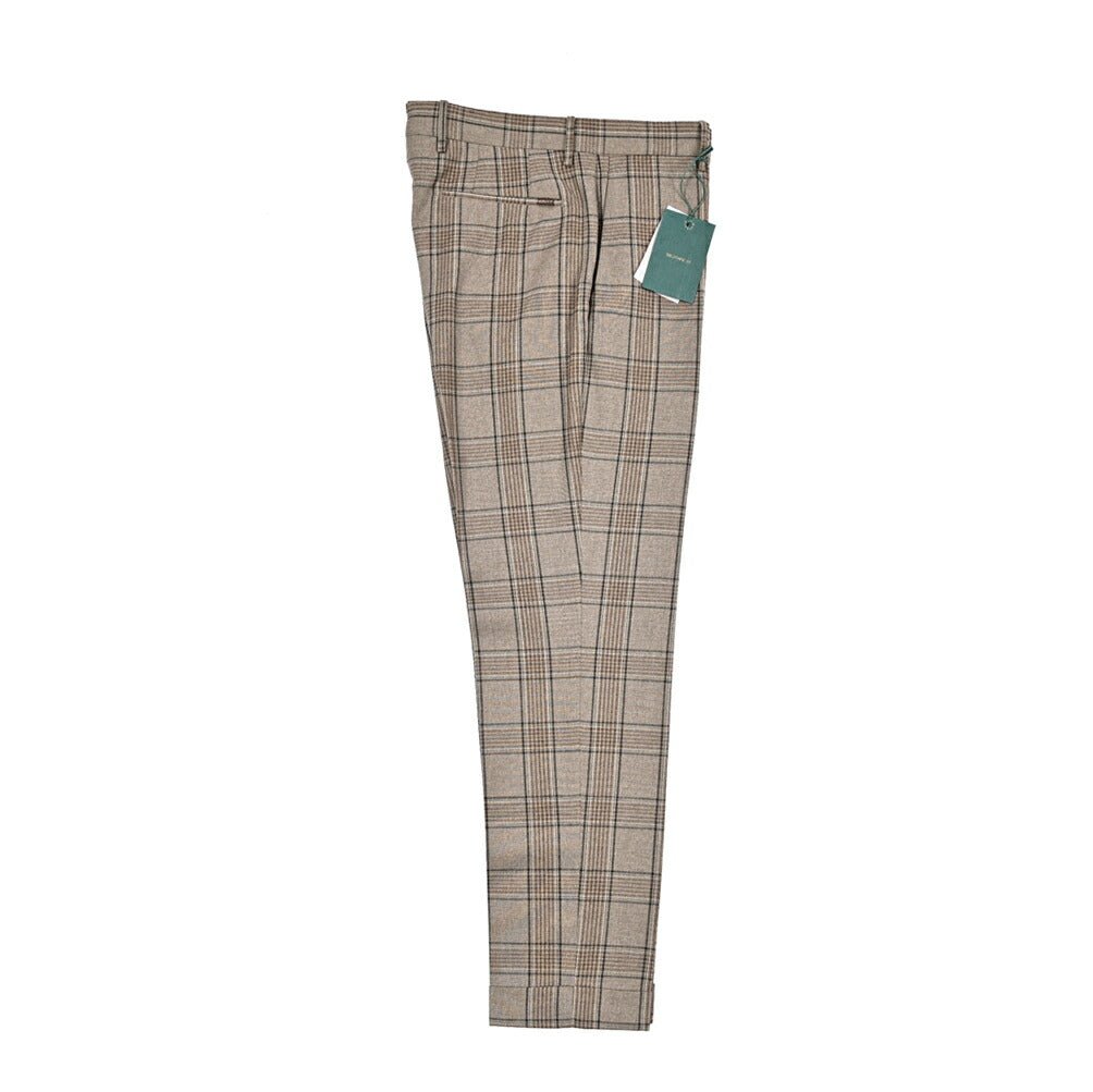 BERWICH “YRETRO” ヴァージンウール100% ノータックスラックス グレージュ(greige) 46 | GUARDAROBA MILANO OFFICIAL STORE