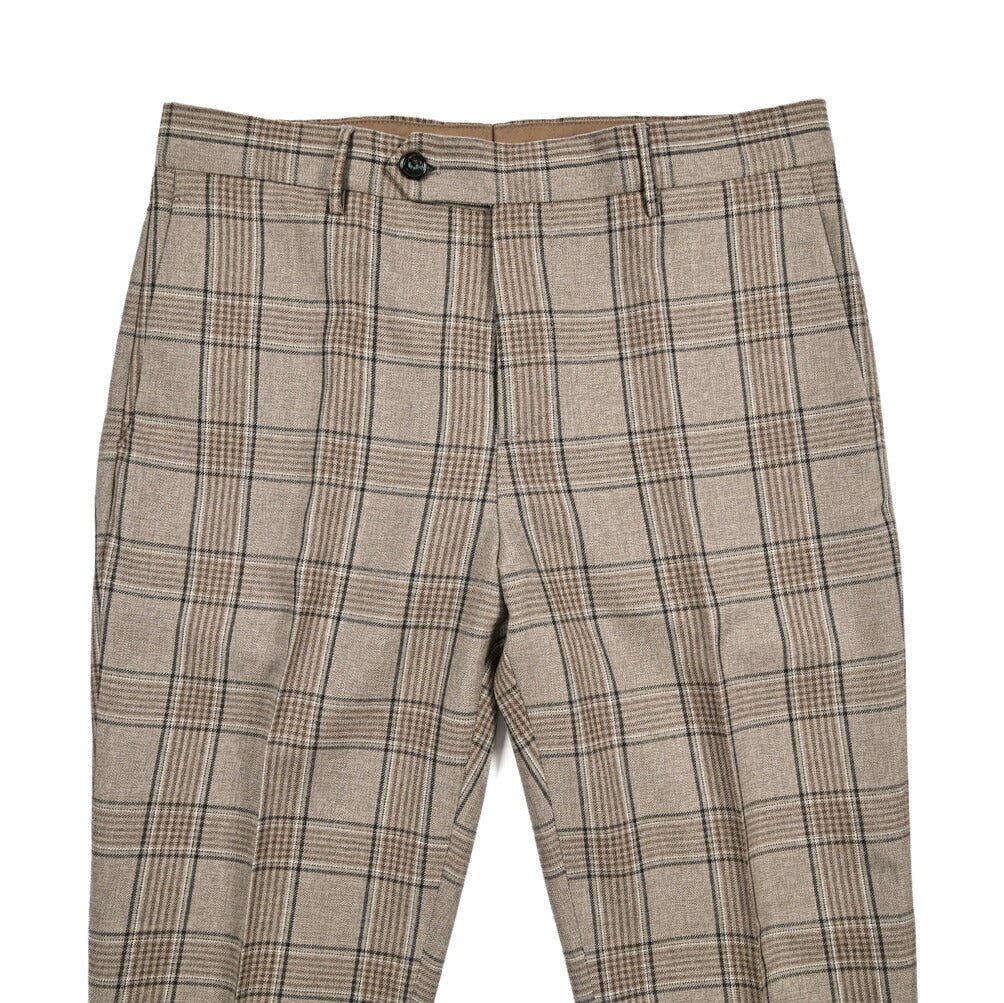 BERWICH “YRETRO” ヴァージンウール100% ノータックスラックス グレージュ(greige) 46 | GUARDAROBA MILANO OFFICIAL STORE