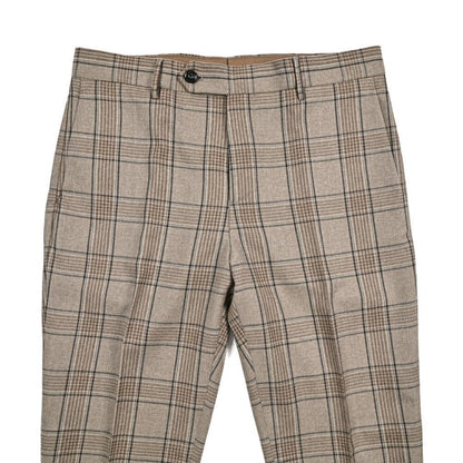 BERWICH “YRETRO” ヴァージンウール100% ノータックスラックス グレージュ(greige) 46 | GUARDAROBA MILANO OFFICIAL STORE