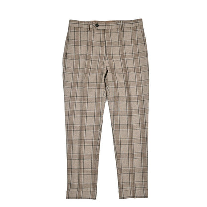 BERWICH “YRETRO” ヴァージンウール100% ノータックスラックス グレージュ(greige) 46 | GUARDAROBA MILANO OFFICIAL STORE