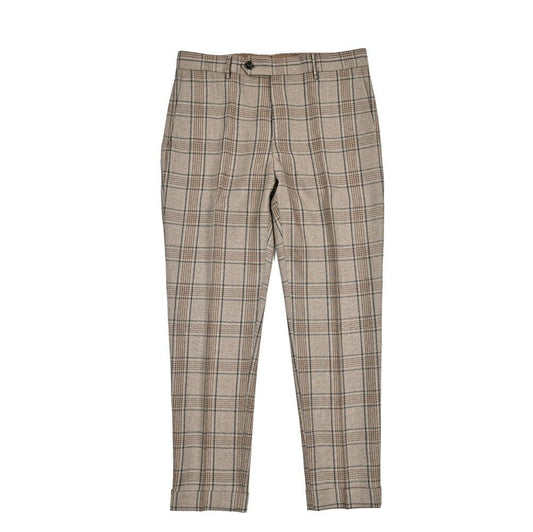 BERWICH “YRETRO” ヴァージンウール100% ノータックスラックス グレージュ(greige) 46 | GUARDAROBA MILANO OFFICIAL STORE