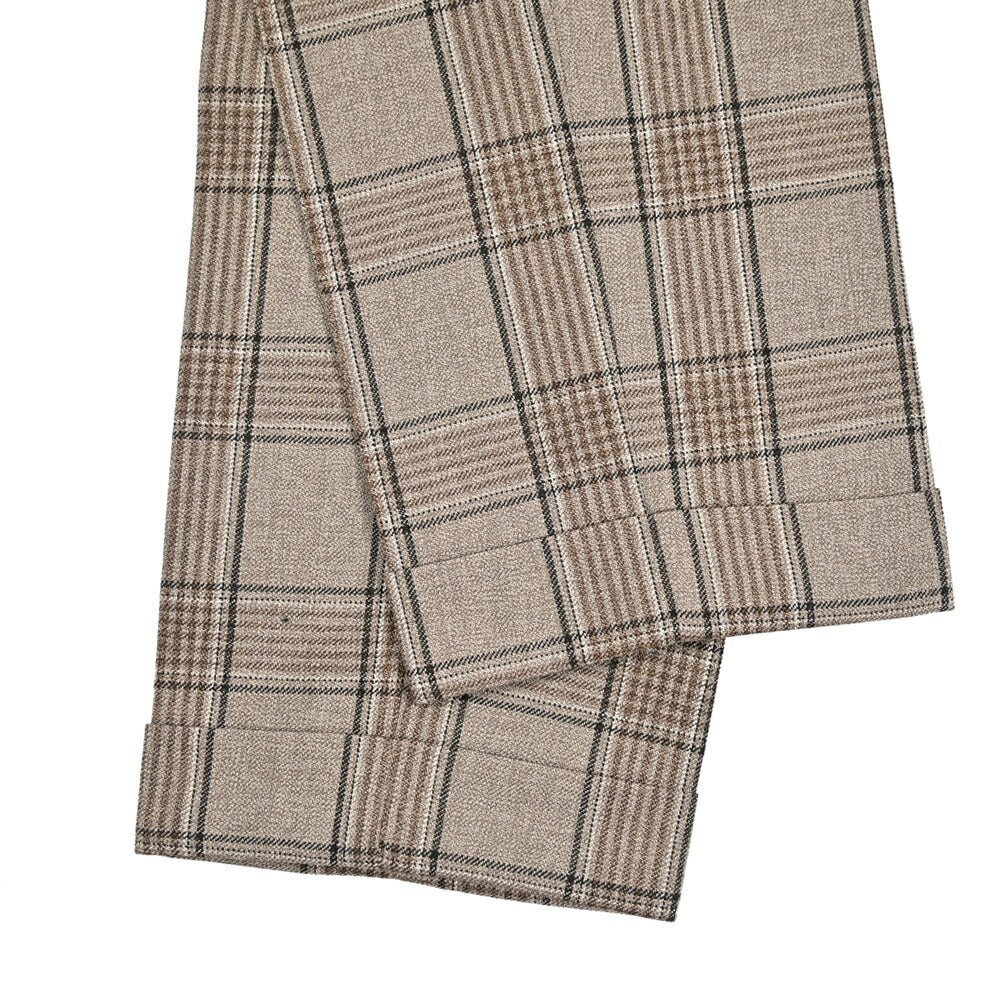 BERWICH “YRETRO” ヴァージンウール100% ノータックスラックス グレージュ(greige) 46 | GUARDAROBA MILANO OFFICIAL STORE