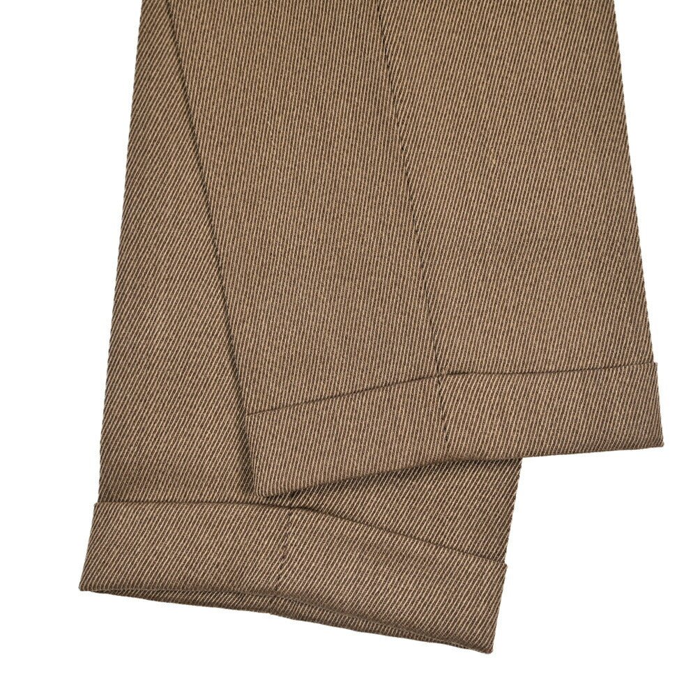 BERWICH “YRETRO” ヴァージンウール100% ノータックスラックス ブラウン(camel) 46 | GUARDAROBA MILANO OFFICIAL STORE