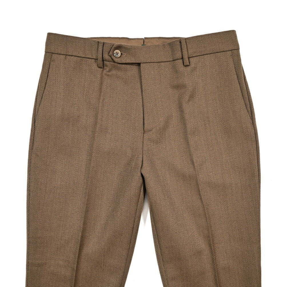 BERWICH “YRETRO” ヴァージンウール100% ノータックスラックス ブラウン(camel) 46 | GUARDAROBA MILANO OFFICIAL STORE