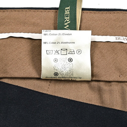 BERWICH "YRETRO" ストレッチコットン ノータックパンツ｜433722-50｜GUARDAROBA MILANO OFFICIAL STORE