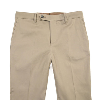 BERWICH “YRETRO” ノータックパンツ ストレッチコットン カーキグリーン(khaki) 46 | GUARDAROBA MILANO OFFICIAL STORE