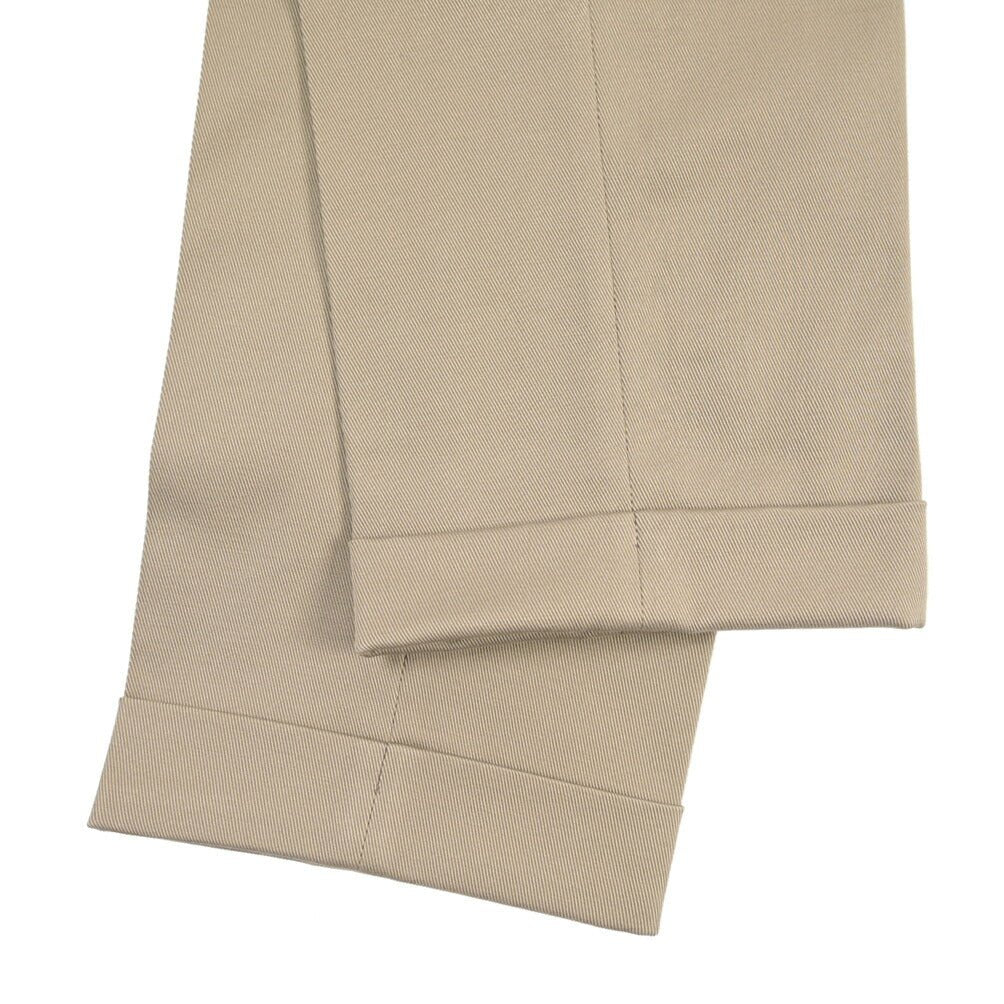 BERWICH “YRETRO” ノータックパンツ ストレッチコットン カーキグリーン(khaki) 46 | GUARDAROBA MILANO OFFICIAL STORE
