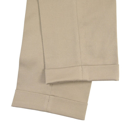 BERWICH “YRETRO” ノータックパンツ ストレッチコットン カーキグリーン(khaki) 46 | GUARDAROBA MILANO OFFICIAL STORE