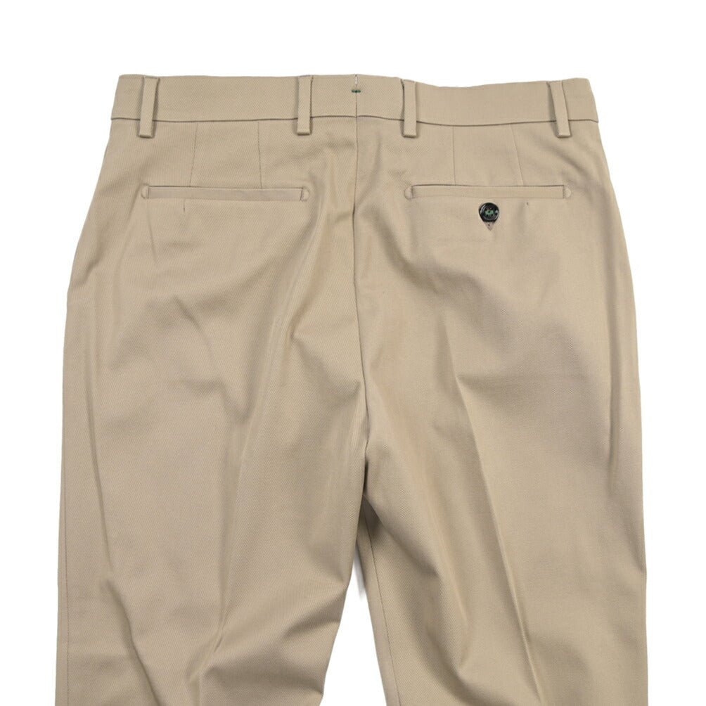 BERWICH “YRETRO” ノータックパンツ ストレッチコットン カーキグリーン(khaki) 46 | GUARDAROBA MILANO OFFICIAL STORE