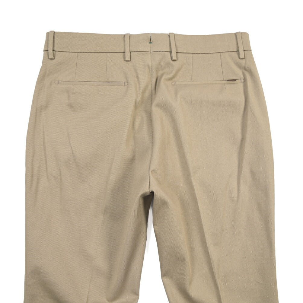BERWICH “YRETRO” ノータックパンツ ストレッチコットン カーキグリーン(khaki) 46 | GUARDAROBA MILANO OFFICIAL STORE