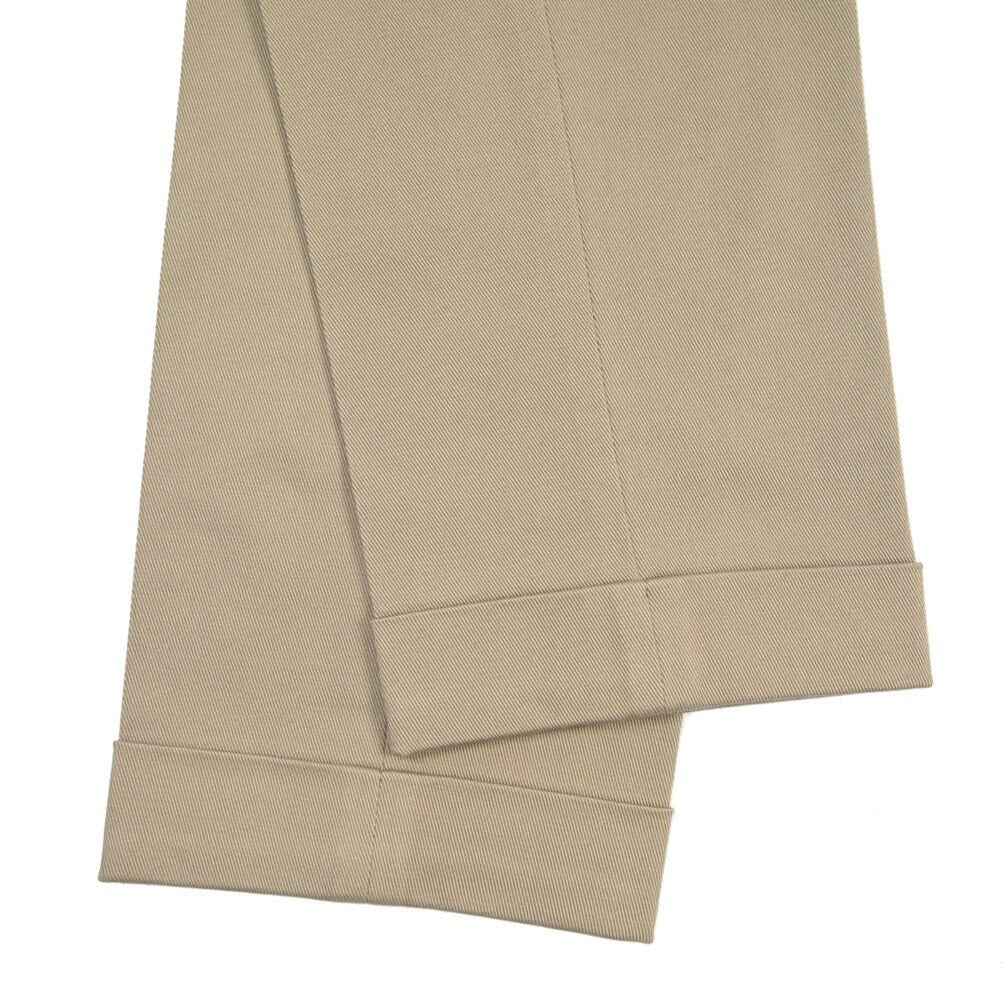 BERWICH “YRETRO” ノータックパンツ ストレッチコットン カーキグリーン(khaki) 46 | GUARDAROBA MILANO OFFICIAL STORE