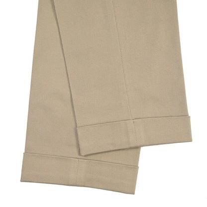 BERWICH “YRETRO” ノータックパンツ ストレッチコットン カーキグリーン(khaki) 46 | GUARDAROBA MILANO OFFICIAL STORE