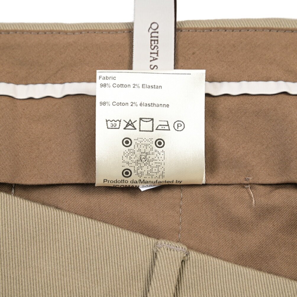 BERWICH “YRETRO” ノータックパンツ ストレッチコットン カーキグリーン(khaki) 46 | GUARDAROBA MILANO OFFICIAL STORE