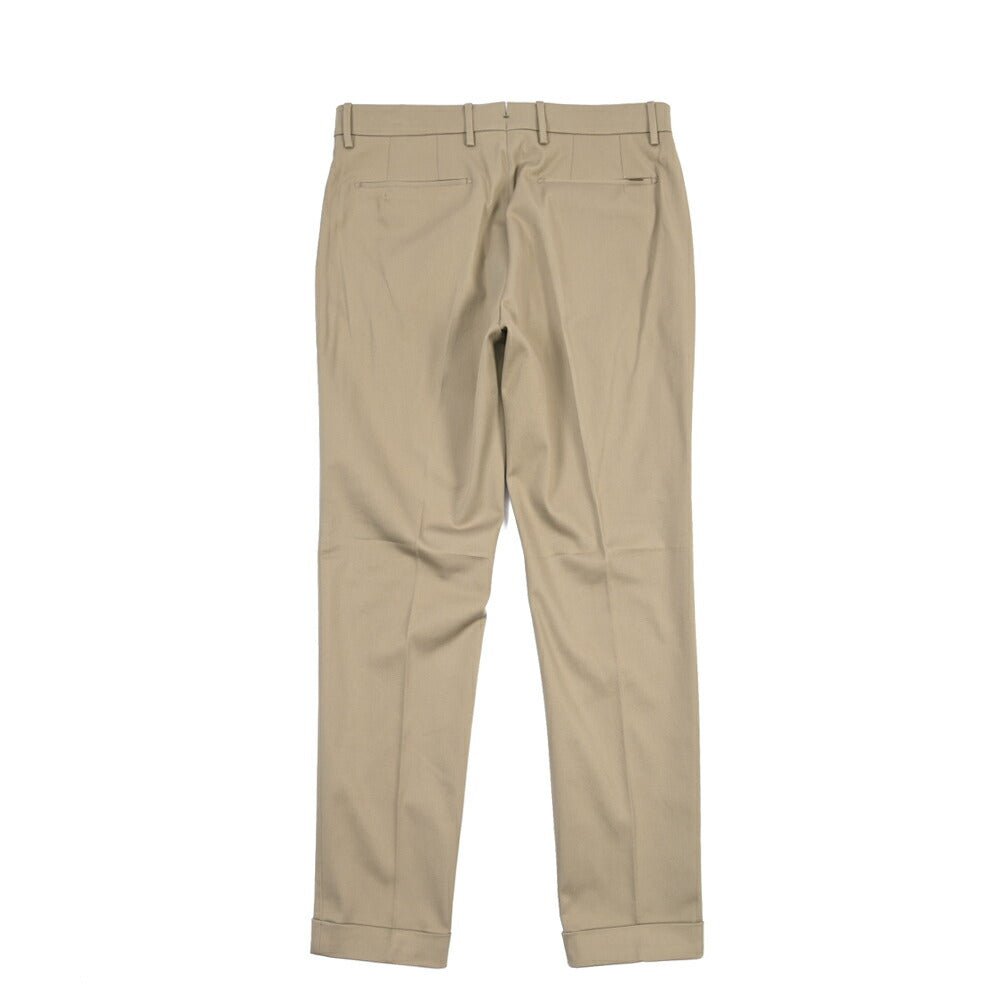 BERWICH “YRETRO” ノータックパンツ ストレッチコットン カーキグリーン(khaki) 46 | GUARDAROBA MILANO OFFICIAL STORE