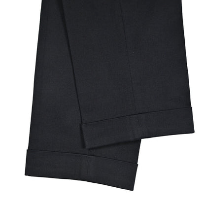 BERWICH “YRETRO” ストレッチコットン ノータックパンツ ネイビー(navy) 46 | GUARDAROBA MILANO OFFICIAL STORE