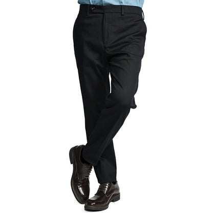 BERWICH “YRETRO” ストレッチコットン ノータックパンツ ネイビー(navy) 46 | GUARDAROBA MILANO OFFICIAL STORE