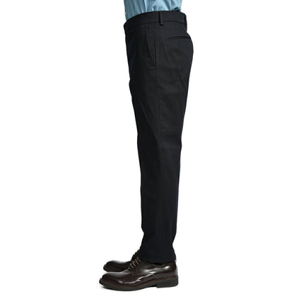 BERWICH “YRETRO” ストレッチコットン ノータックパンツ ネイビー(navy) 46 | GUARDAROBA MILANO OFFICIAL STORE