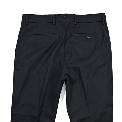 BERWICH “YRETRO” ストレッチコットン ノータックパンツ ネイビー(navy) 46 | GUARDAROBA MILANO OFFICIAL STORE