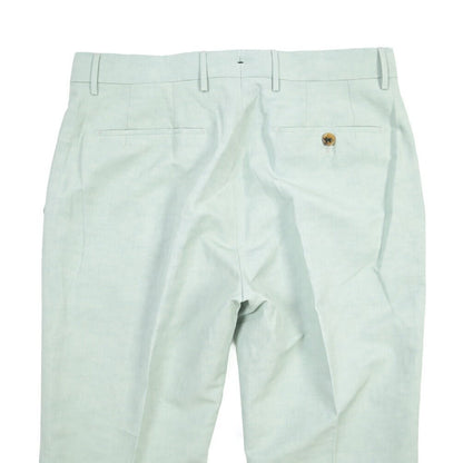 BERWICH “YRETRO” リネン混コットン ノータックパンツ グリーン(lt green) 48 | GUARDAROBA MILANO OFFICIAL STORE