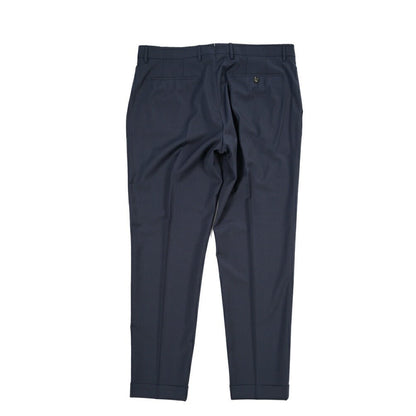 BERWICH “YRETRO” ストレッチウール ノータックスラックス ネイビー(navy) 52 | GUARDAROBA MILANO OFFICIAL STORE