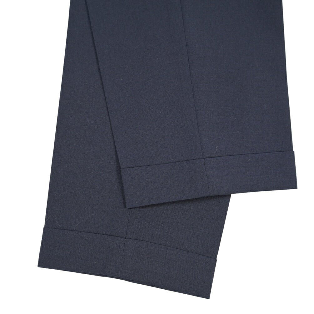 BERWICH “YRETRO” ストレッチウール ノータックスラックス ネイビー(navy) 52 | GUARDAROBA MILANO OFFICIAL STORE
