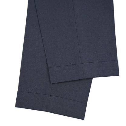 BERWICH “YRETRO” ストレッチウール ノータックスラックス ネイビー(navy) 52 | GUARDAROBA MILANO OFFICIAL STORE