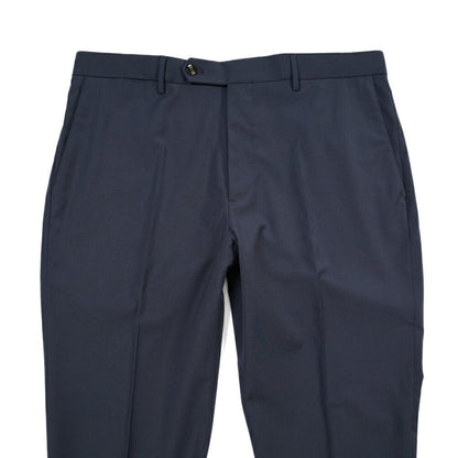 BERWICH “YRETRO” ストレッチウール ノータックスラックス ネイビー(navy) 52 | GUARDAROBA MILANO OFFICIAL STORE